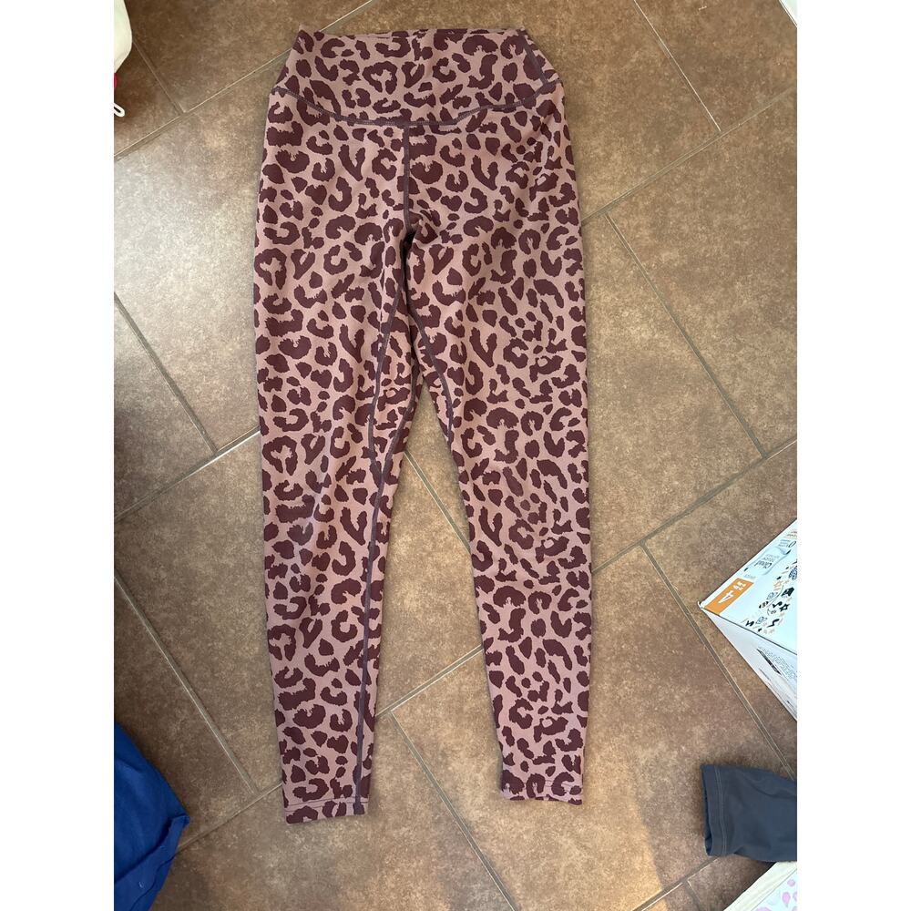 Balance Athletica Vitality Ascend Legging King Cheetah Dusk Small V-Seam Workout